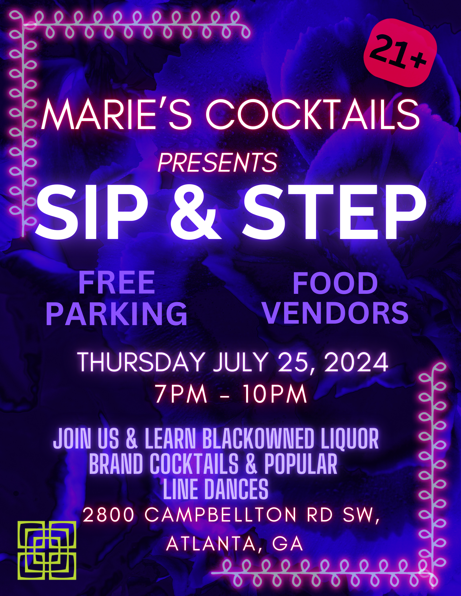 Marie's Cocktails Sip &amp; Step
