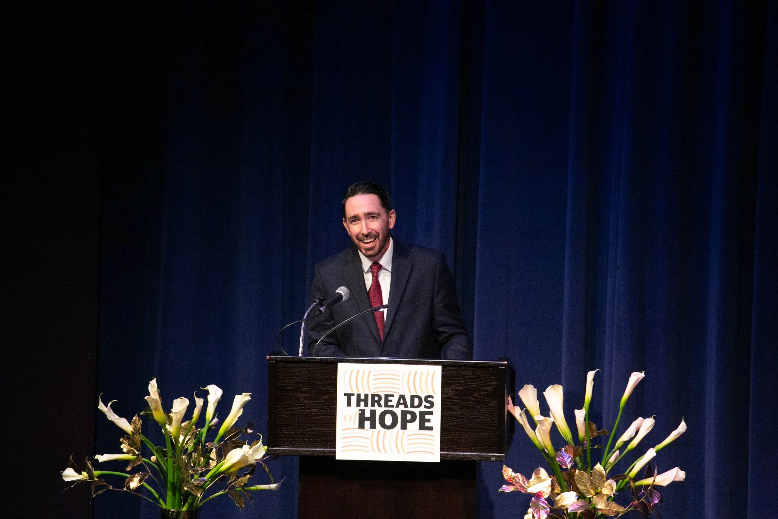 EBLC President & CEO Mark Orcutt, delivers closing remarks.