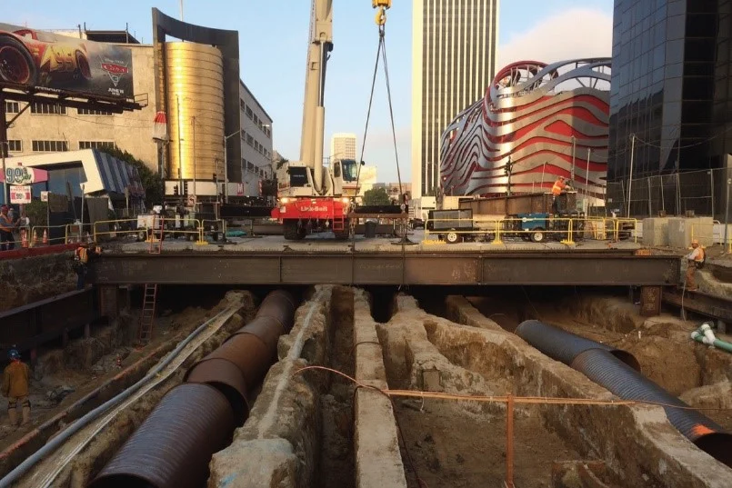 LA Metro Advance Utility Relocation, Purple Line Extension Section 1,  Los Angeles, CA