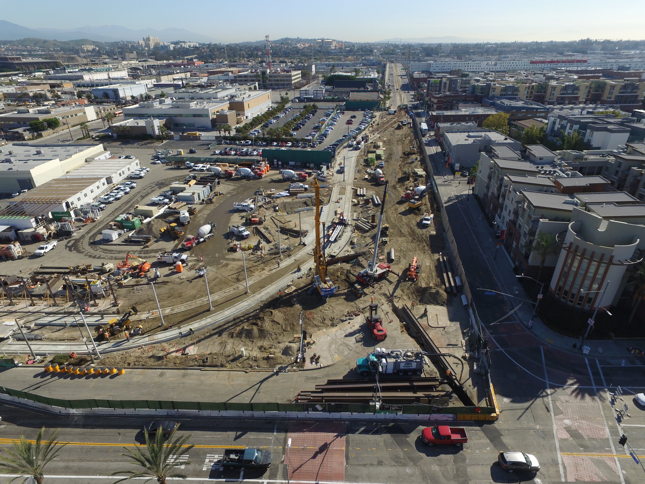 LA Metro Regional Connector Transit Corridor, Advanced Utility Relocation,  Los Angeles, CA