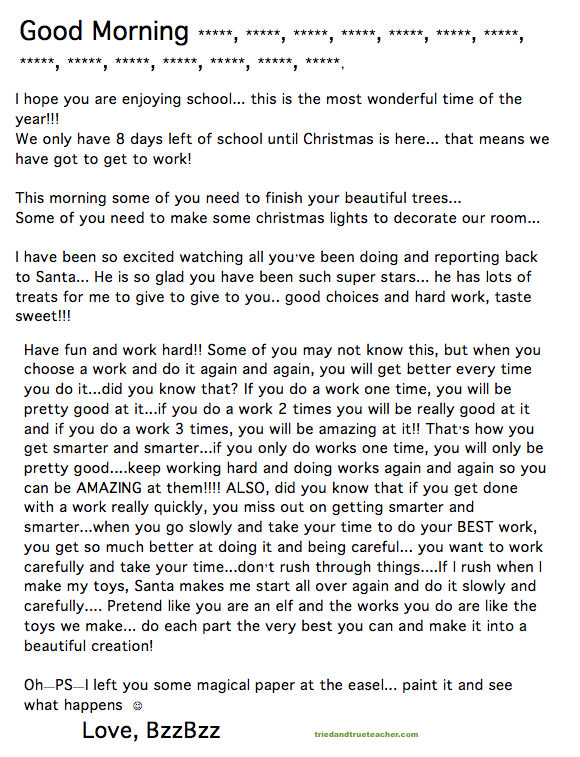 elfnotetriedandtrueteacher