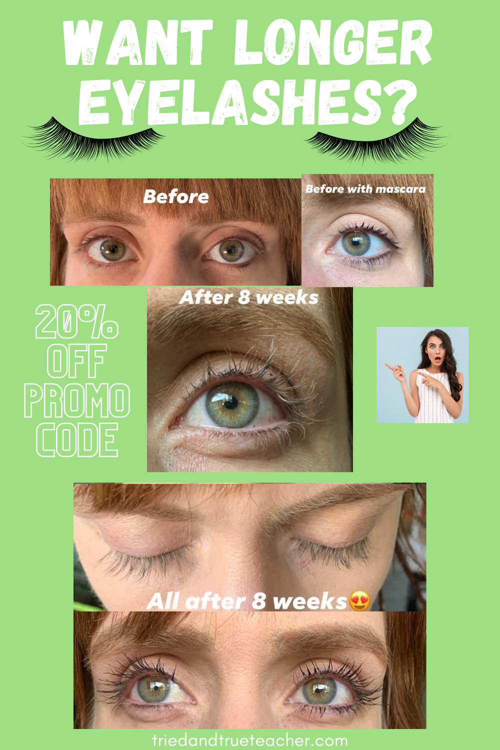 WANT LONGER EYELASHES? 5 seconds a day to GROW YOUR LASHES! — Tried & True  Teacher Tips