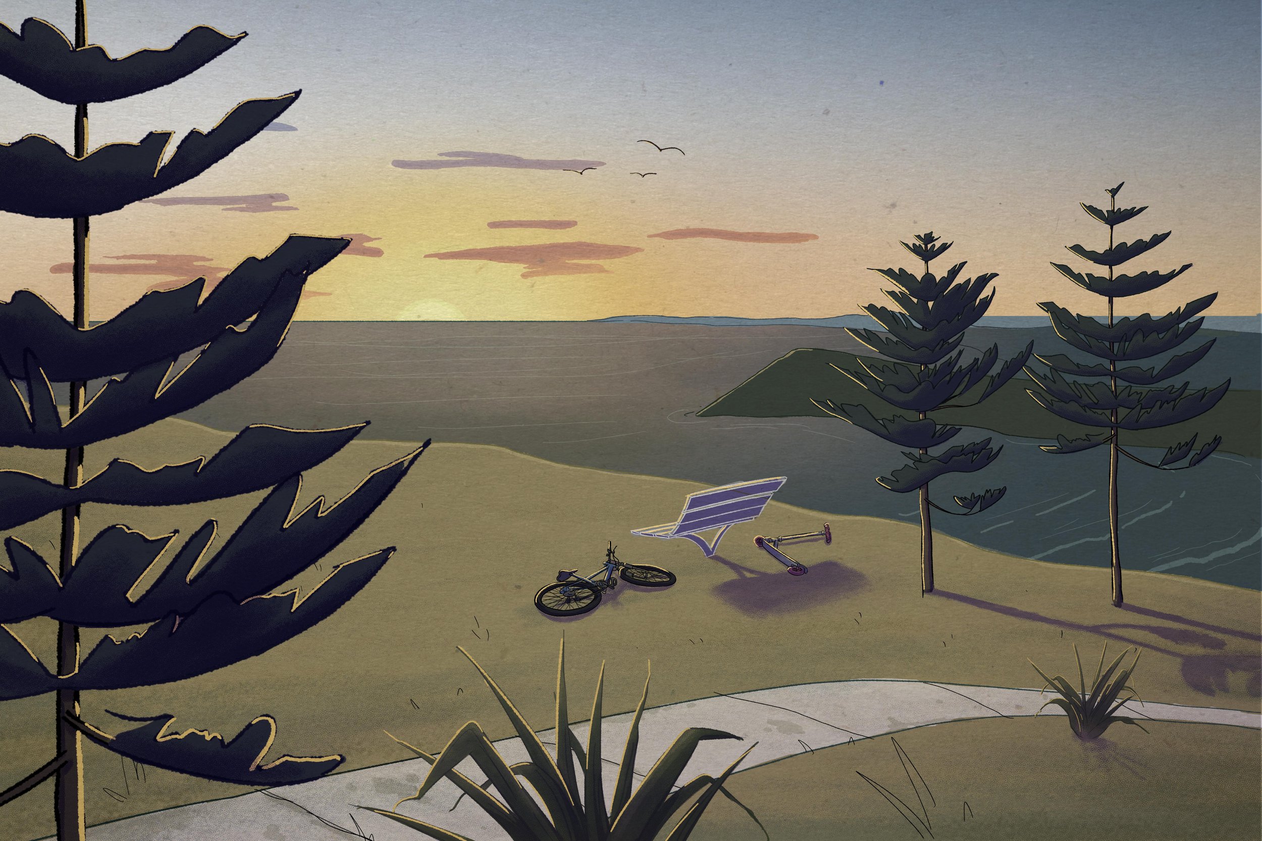  Background design by Amy Bell, digital illustration created in Photoshop. 