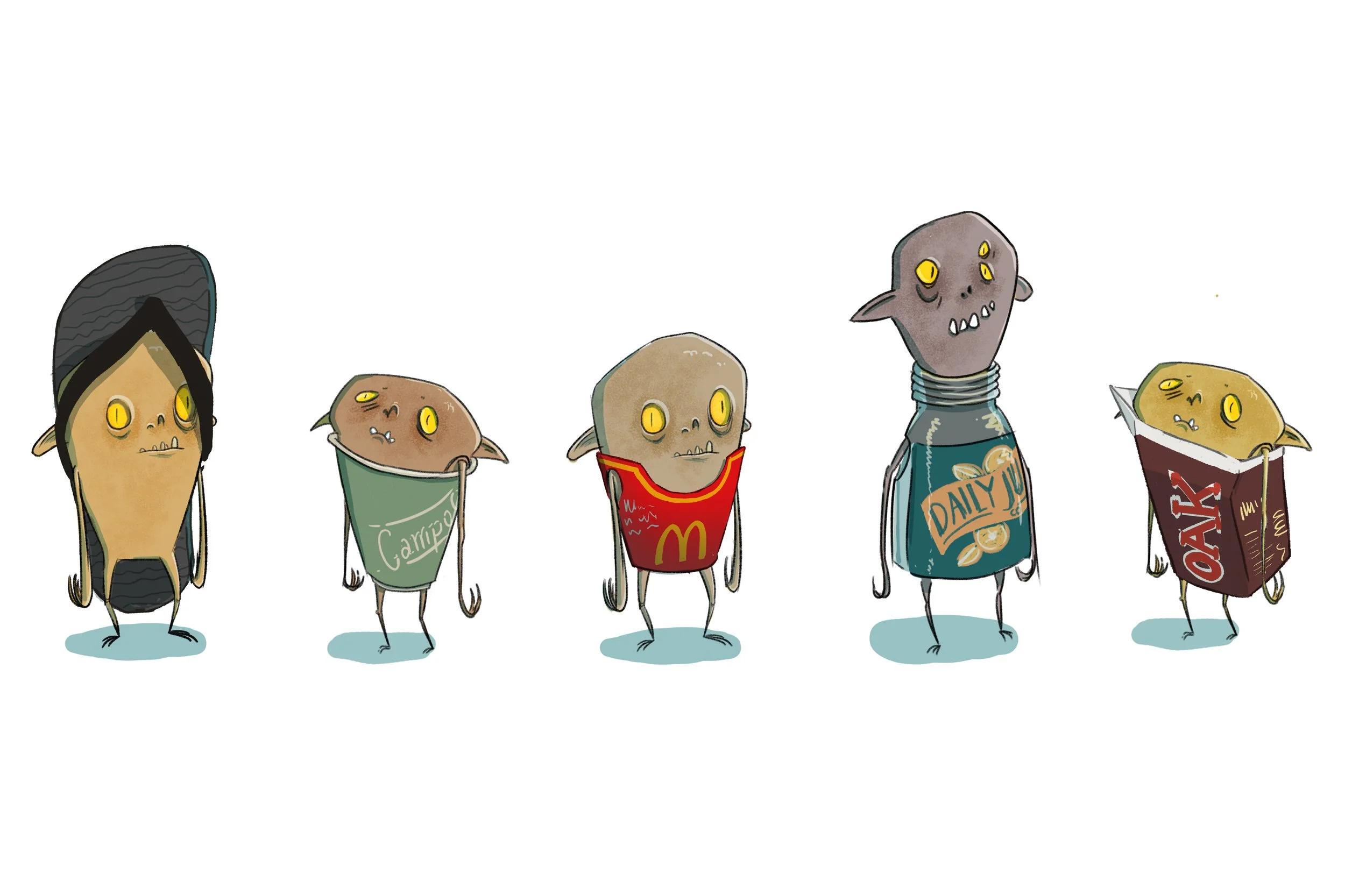  Original character design by Amy Bell, digital illustration created in photoshop for UTS (University of Technology Sydney Bachelor Design in Animation) assignment. 