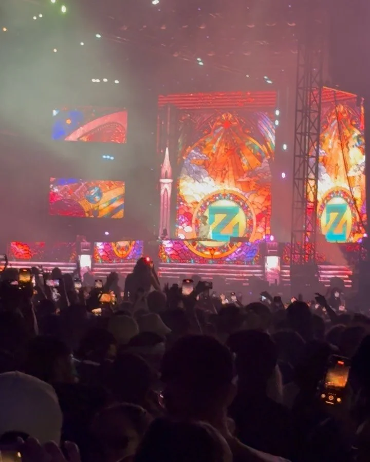 After a few yrs of wanting to see him , I finally checked Zedd off the bucket list.

If you are a fan of EDM w catchy vocals then I highly recommend seeing Zedd if you ever get a chance. He puts on a fun show , 

it&rsquo;s basically one giant sing a