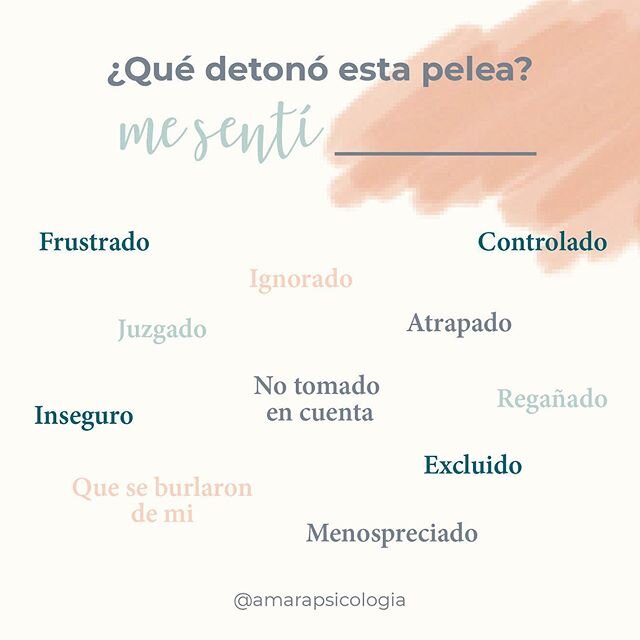 En las relaciones humanas es natural que existan diferencias, roces y mal entendidos. Algunas veces esto ocasiona que las cosas escalen y surja una discusi&oacute;n.
*
*
Cu&aacute;ndo esto pasa, es importante detenernos a pensar cual fue el detonador