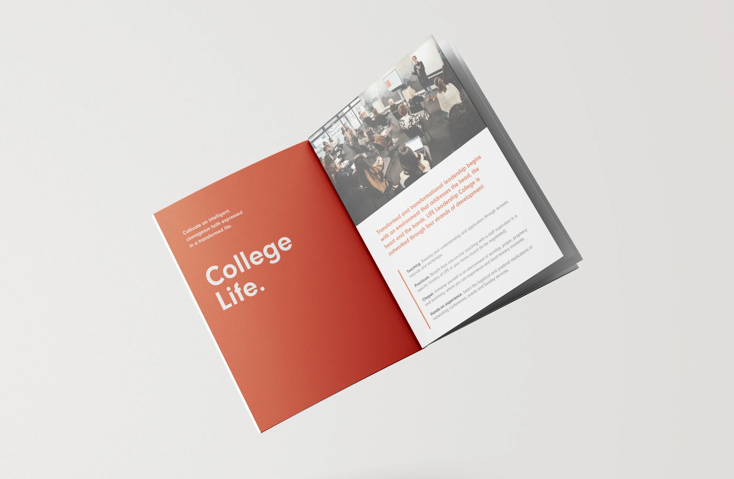 + LIFE LEADERSHIP COLLEGE Prospectus design