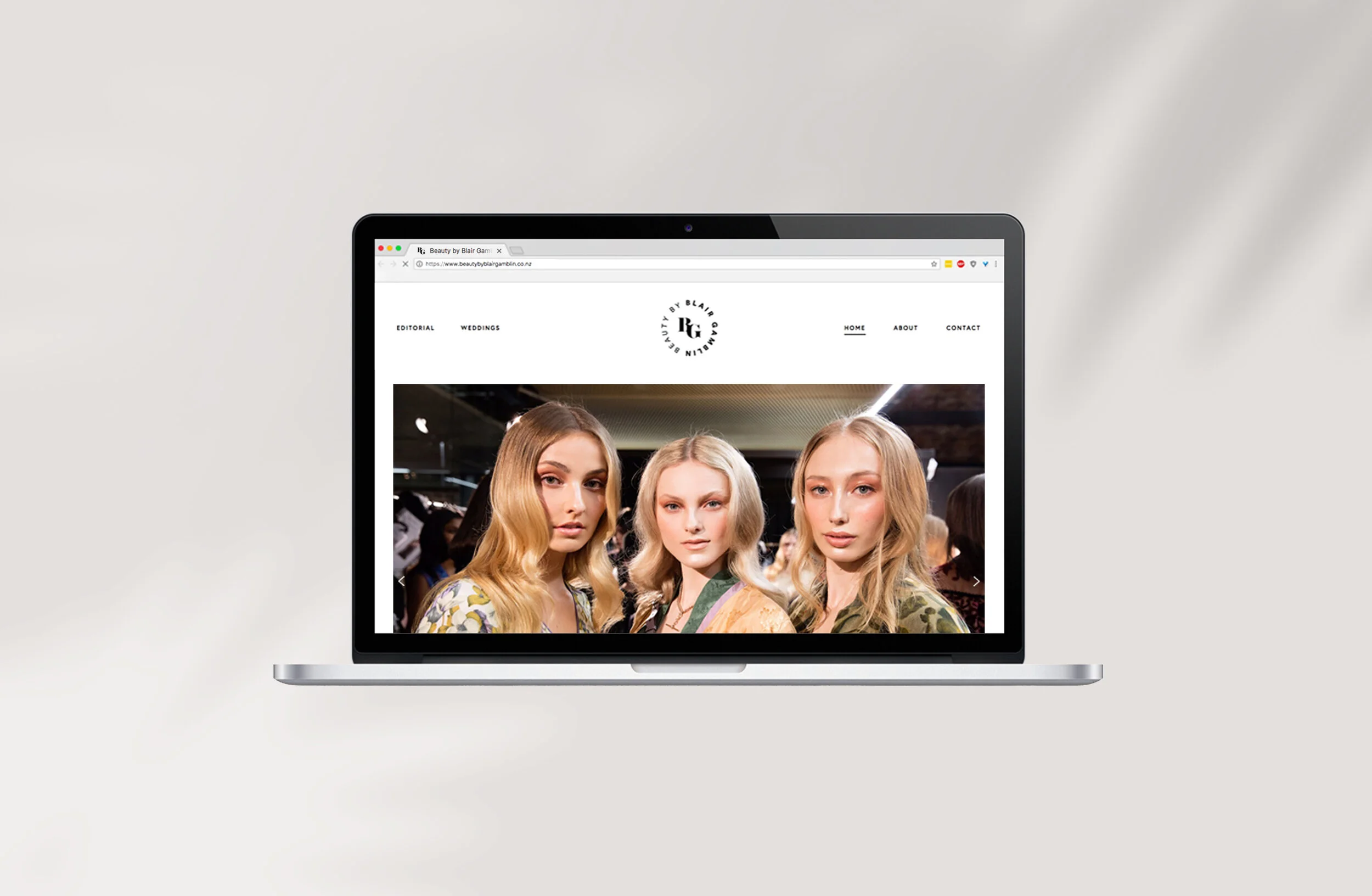 + BEAUTY BY BLAIR GAMBLIN Brand identity – Marketing collateral – Web design