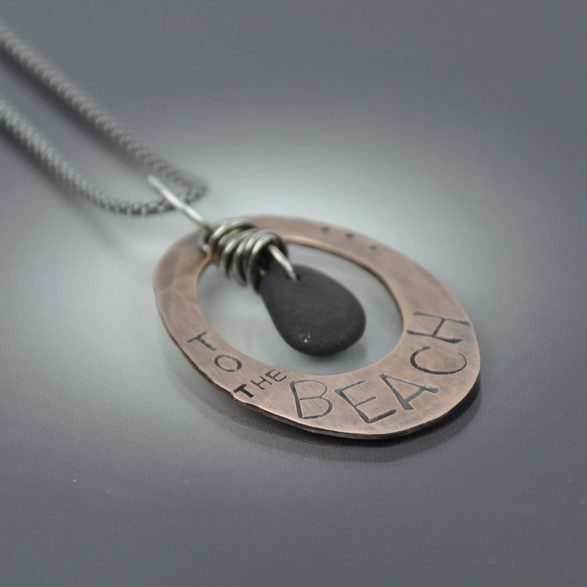 "TO THE BEACH" Necklace - Handmade