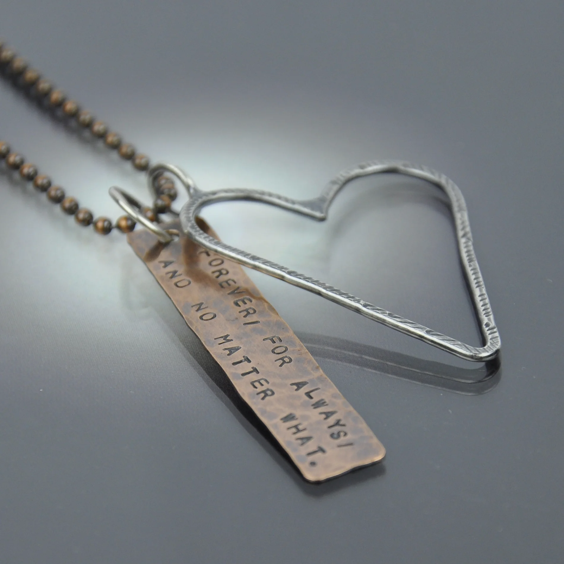 "FOREVER" Necklace - w/copper