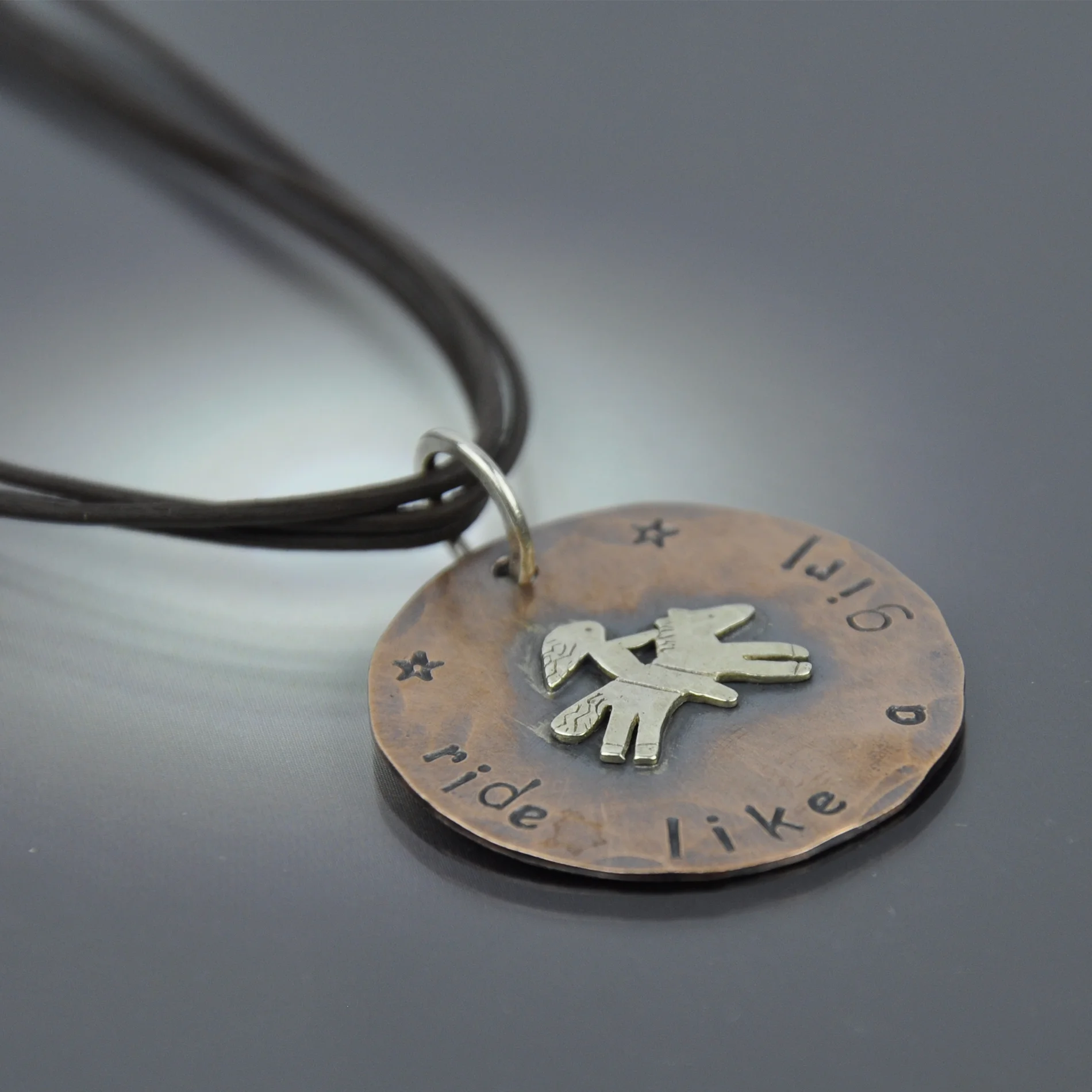 Ride Like A Girl necklace