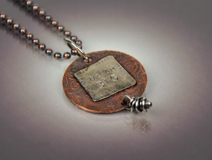 "DREAM BIG" Necklace - Sterling Silver