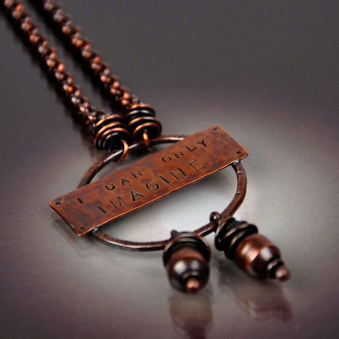 "I CAN ONLY IMAGINE" Necklace - Handmade