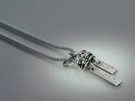 Dashes &amp; Dots Necklace - Sterling Silver