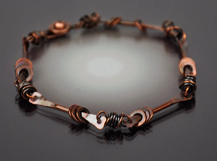 Copper Stick Bracelet - Handmade