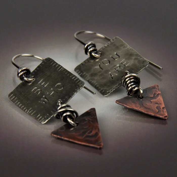 "BE WHO YOU ARE" Earrings