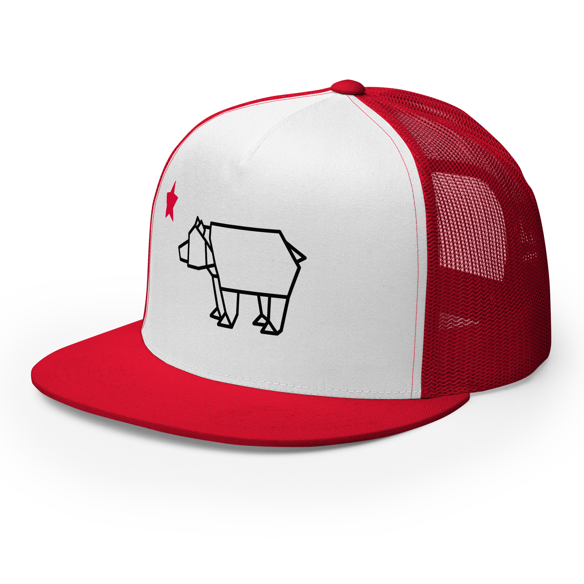 5-panel-trucker-cap-red-white-red-left-front-68ebe5ad33a58.png
