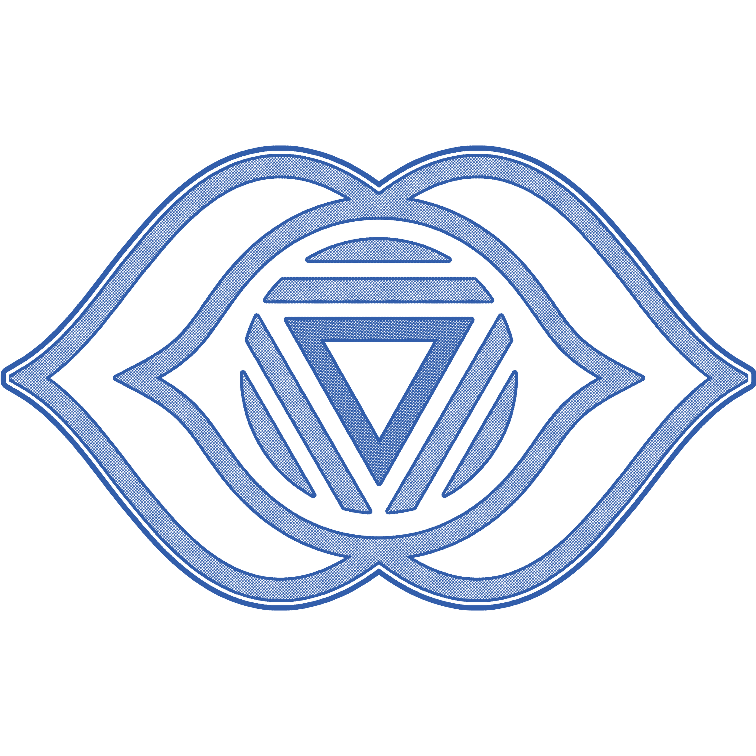 third eye chakra cross halftone.png