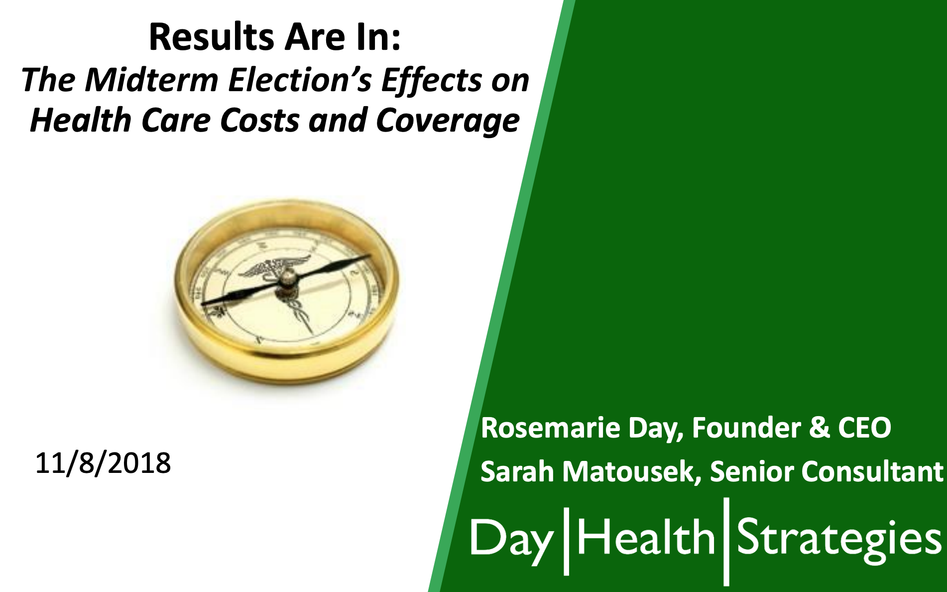 Webinar: The Midterm Election’s Effects on Health Care Costs and Coverage