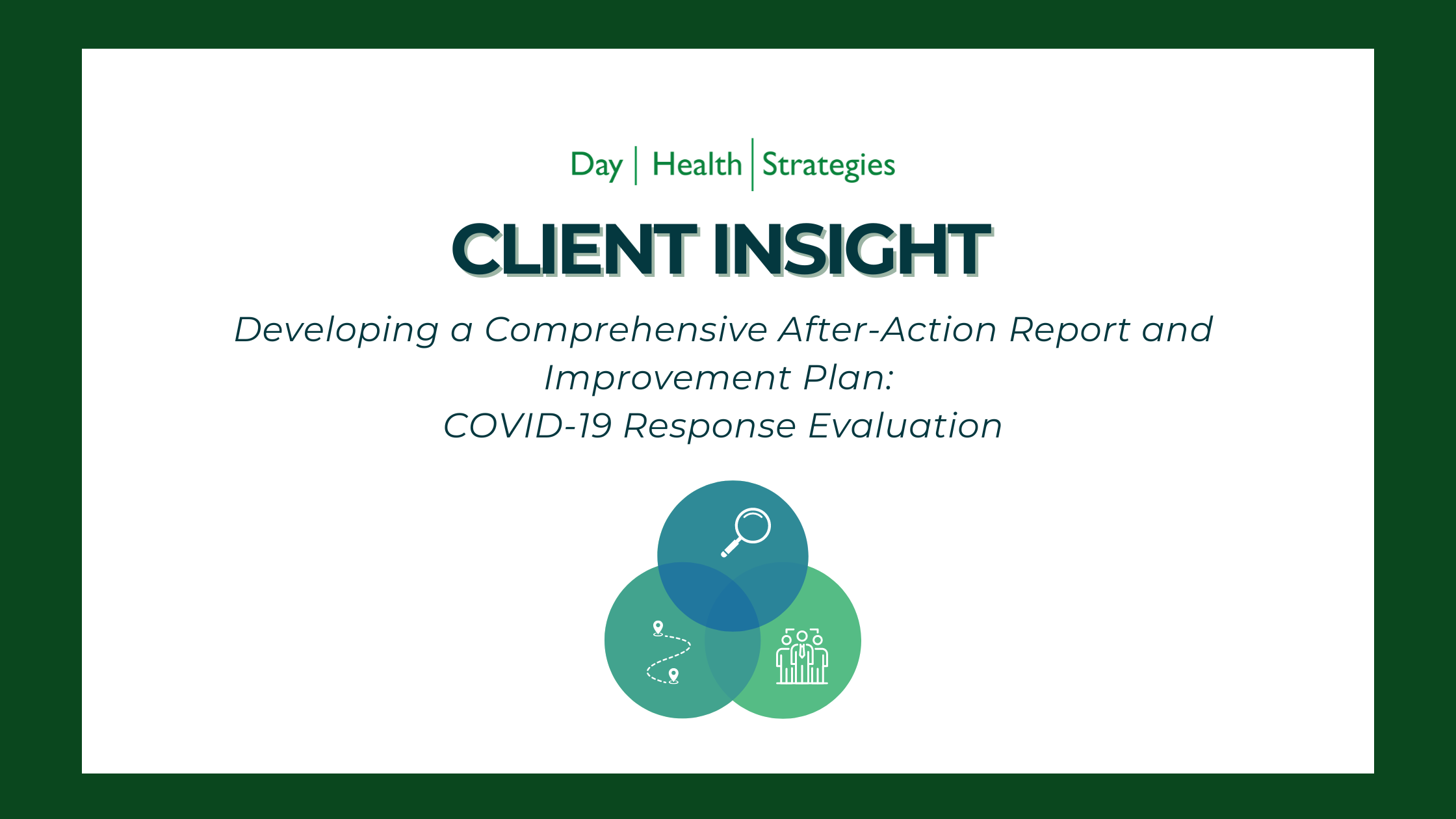 CLIENT INSIGHT | Developing a Comprehensive After-Action Report and Improvement Plan: COVID-19 Response Evaluation