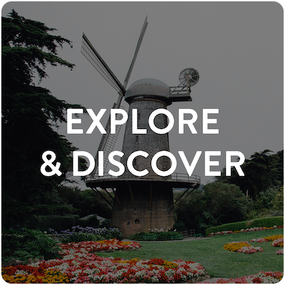 Explore Golden Gate Park with special live webcams, videos and photo albums that feature some of Golden Gate Park’s hidden treasures, trails, flowers and popular destinations.