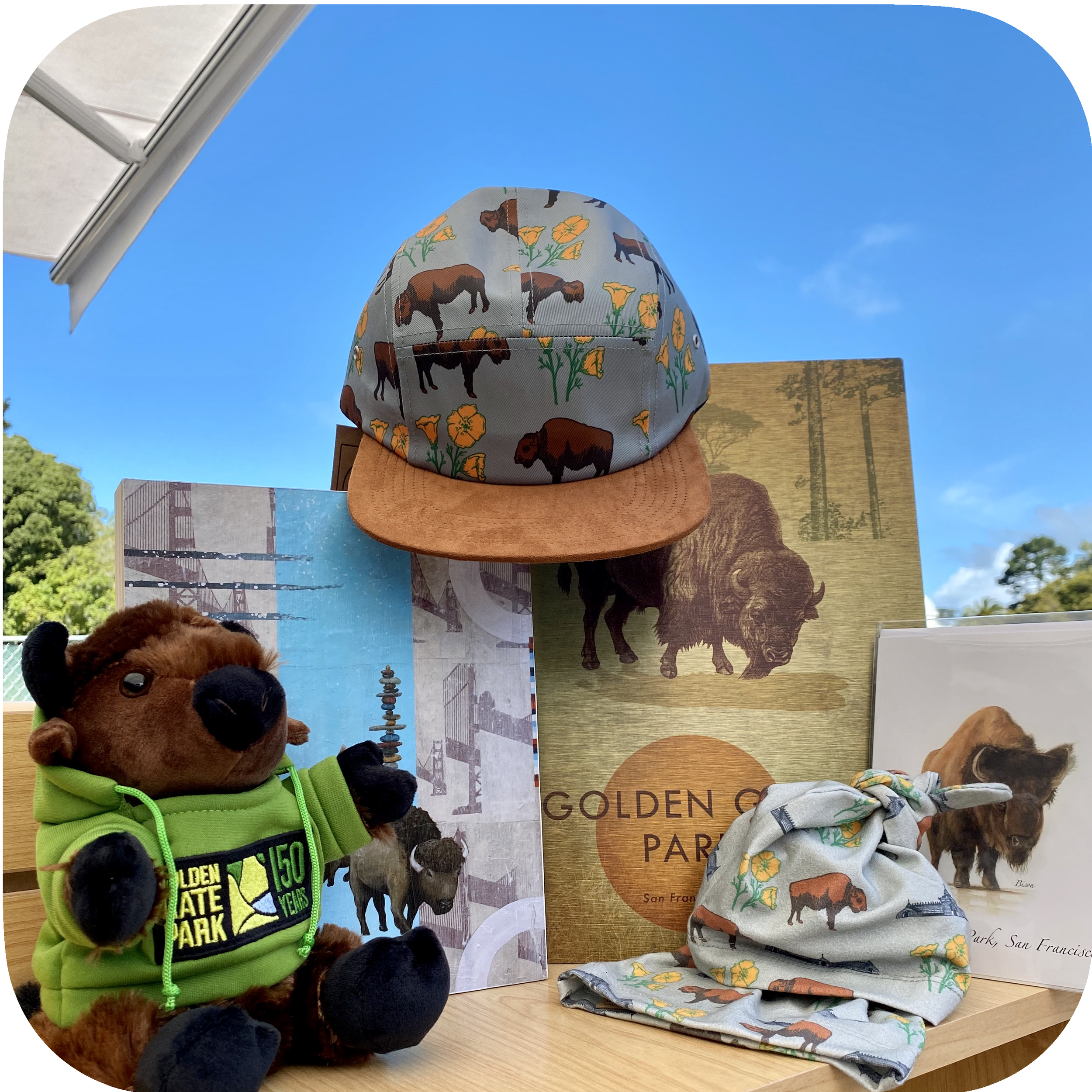 Purchase cool bison gear at our Welcome Center