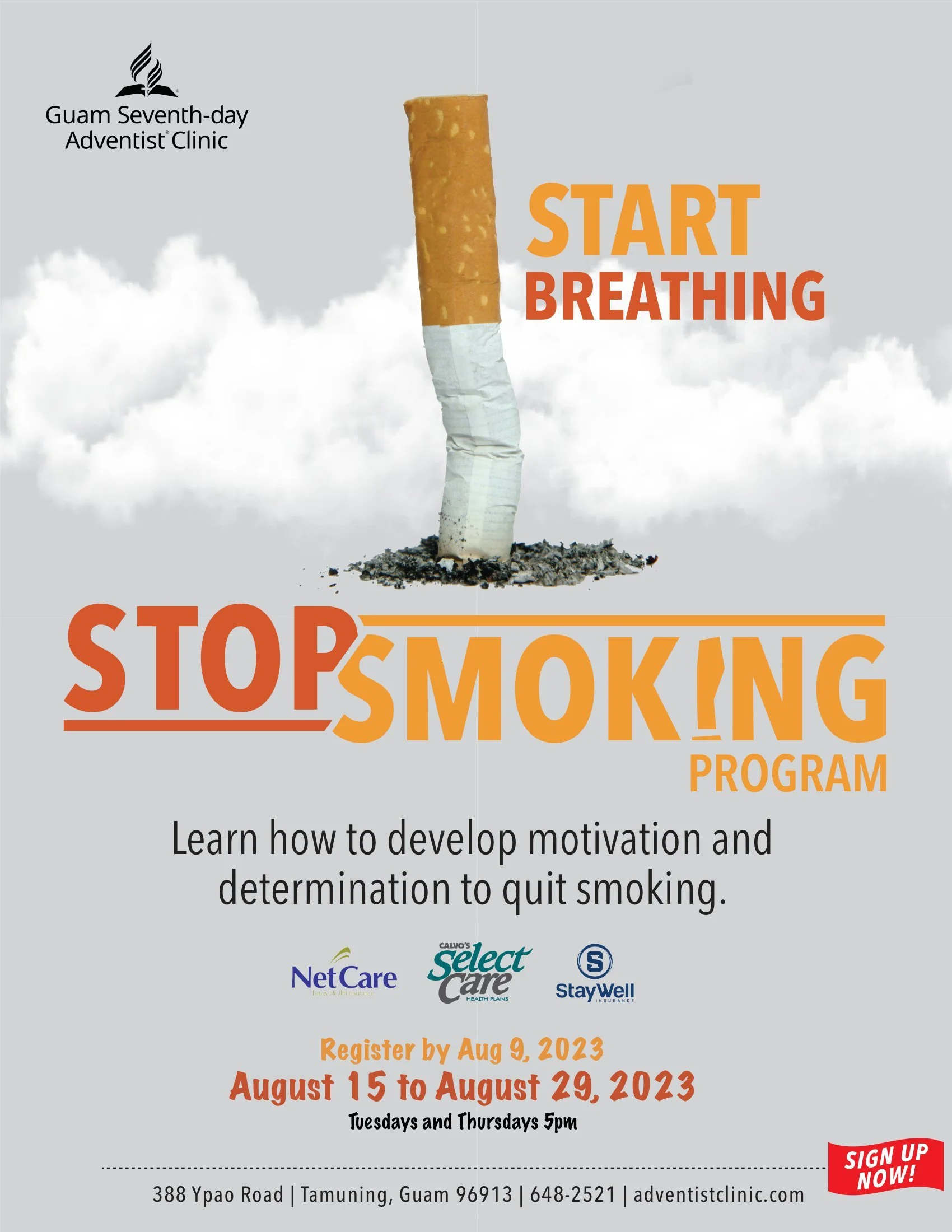 Stop Smoking — Guam Seventhday Adventist Clinic