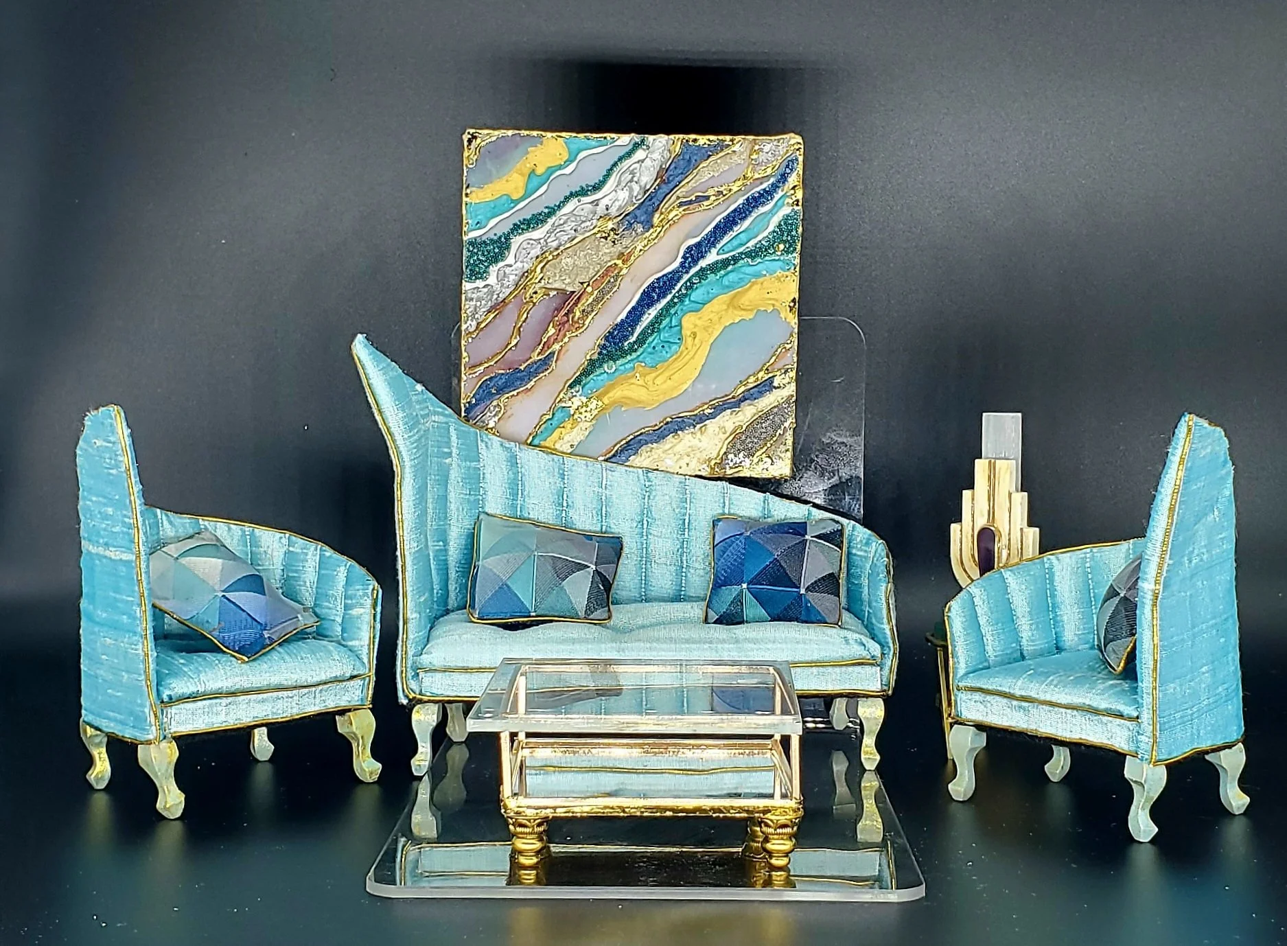 blue foil