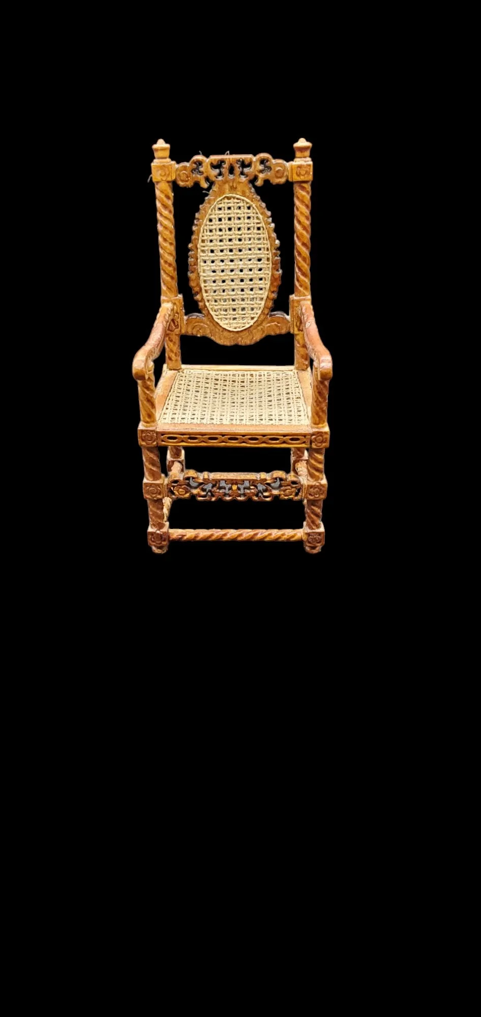 Cane occasional chair