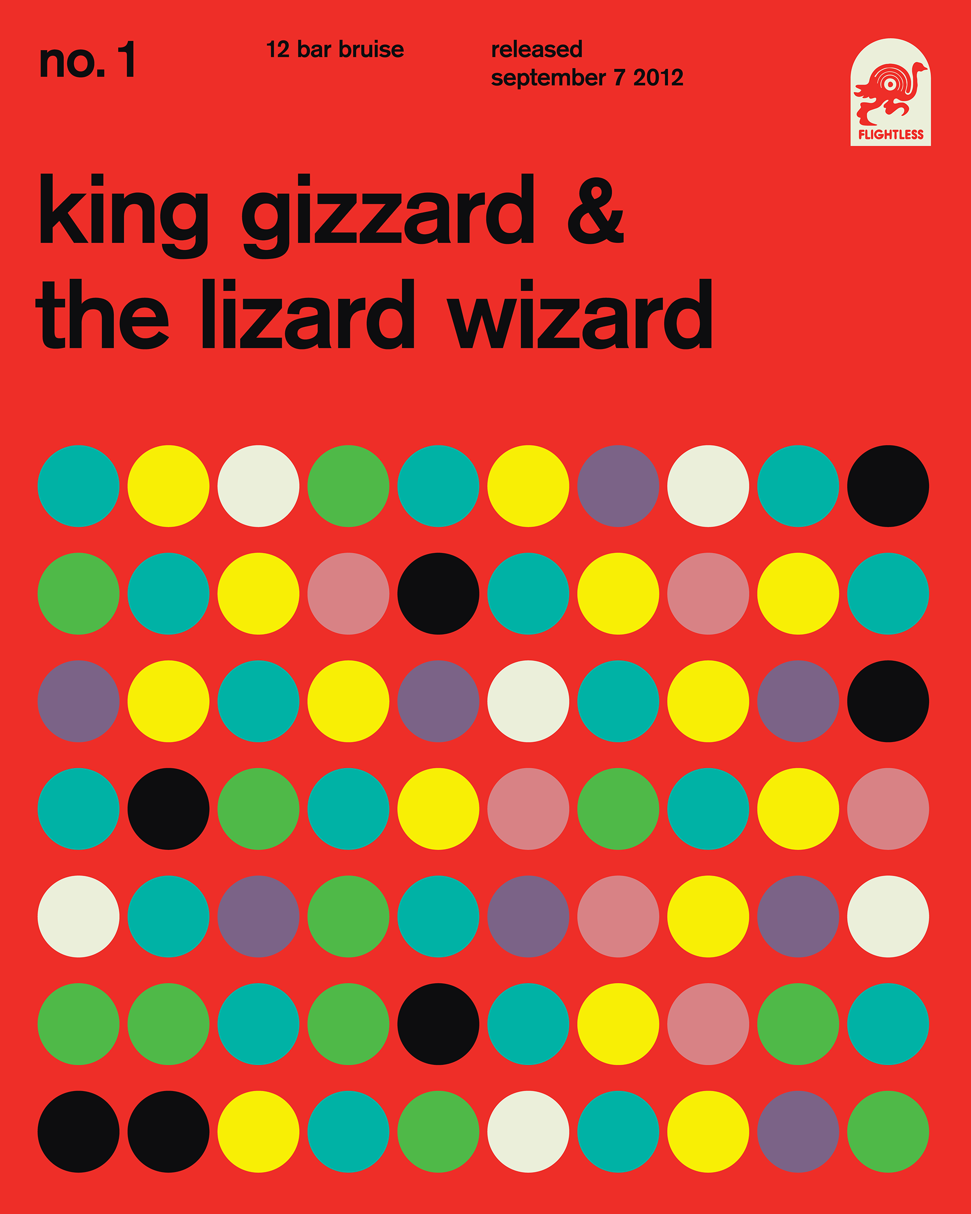 Brandon Moats - King Gizzard and the Lizard Wizard Poster Series