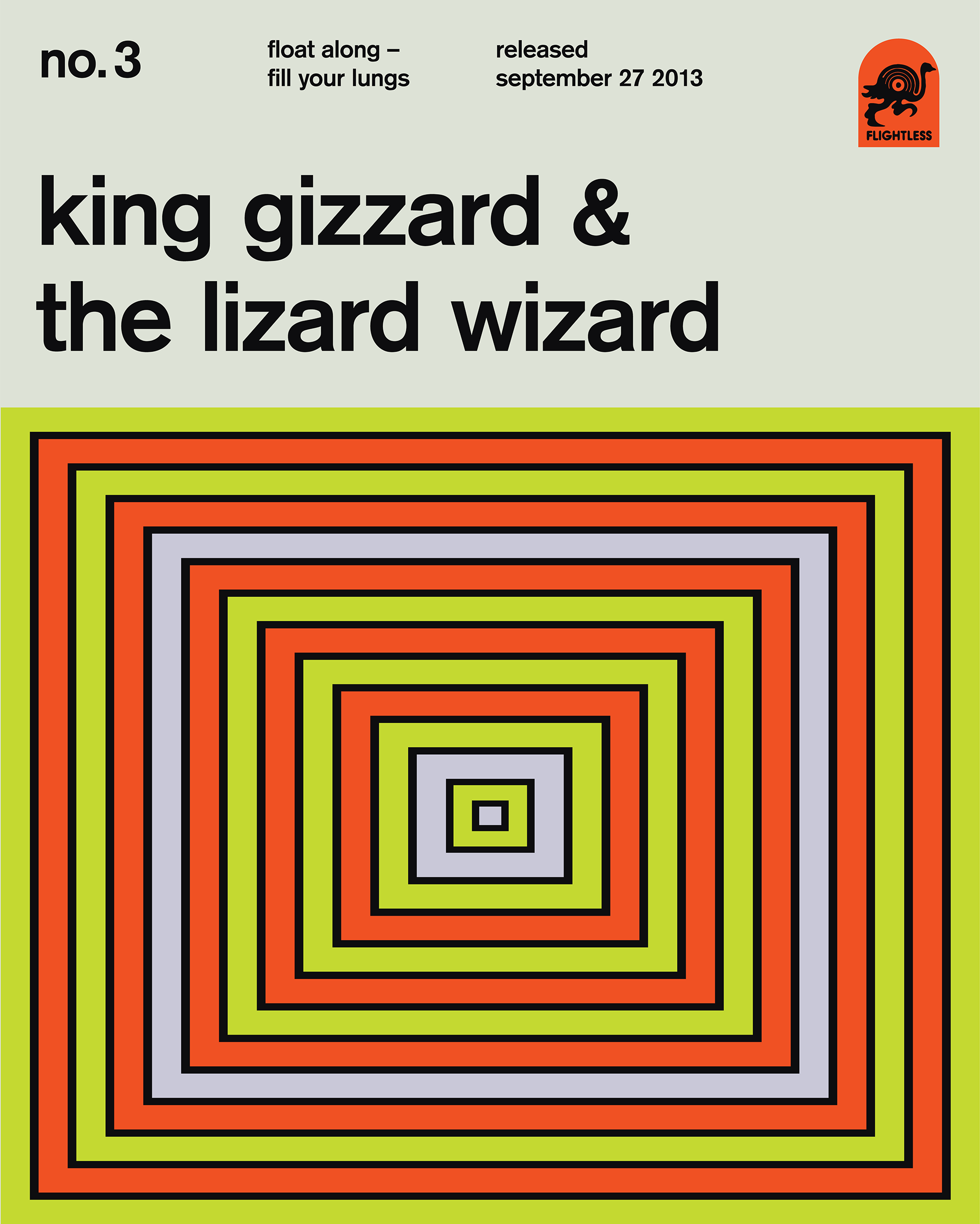 Brandon Moats - King Gizzard and the Lizard Wizard Poster Series