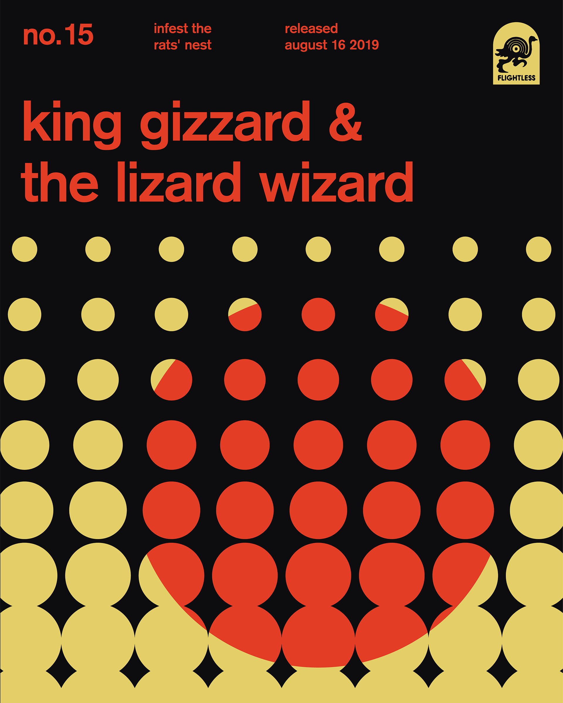 Brandon Moats - King Gizzard and the Lizard Wizard Poster Series