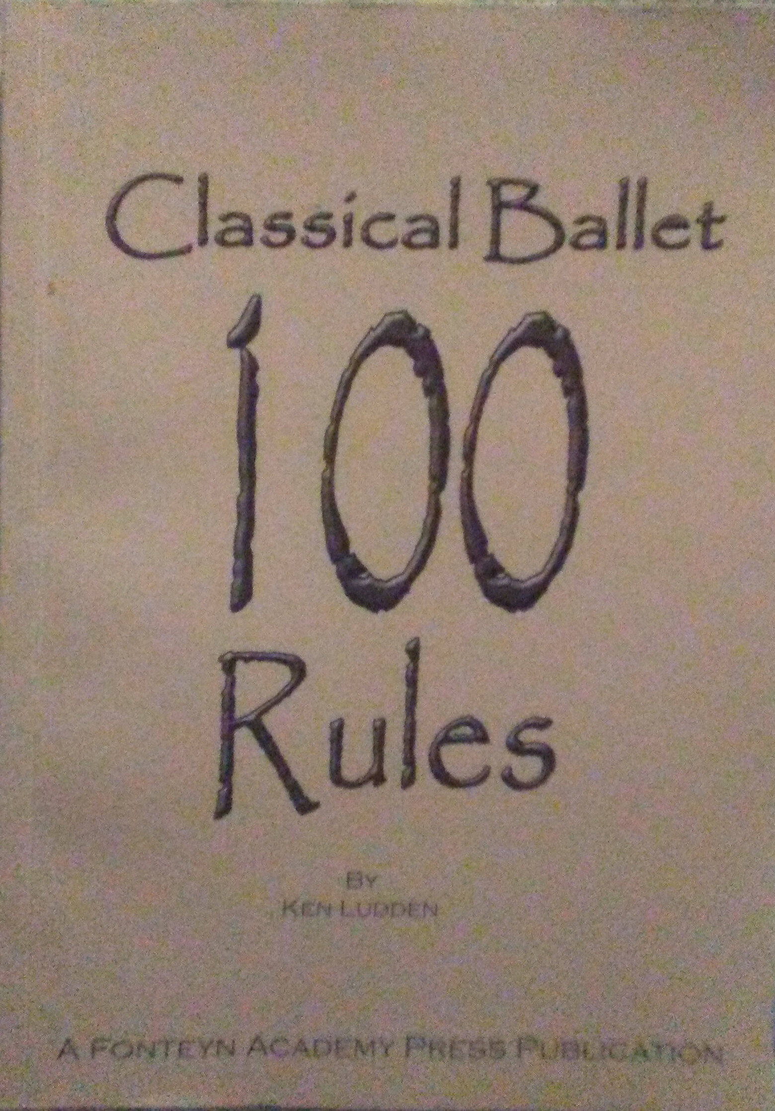 Classical Ballet 100 Rules (book)