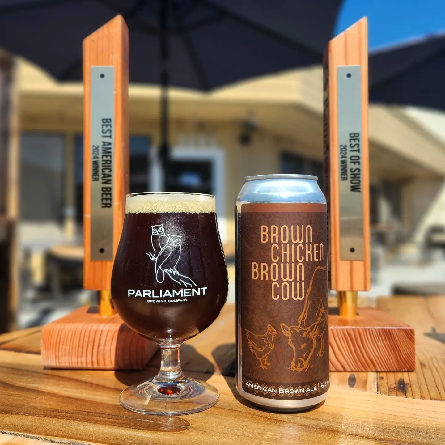 let's celebrate a best of show for brown chicken brown cow!

we had a great time pouring beer this past weekend at battle of the brews. winning best american ale and best of show for this beer was a huge bonus. we are flattered and thrilled for the r