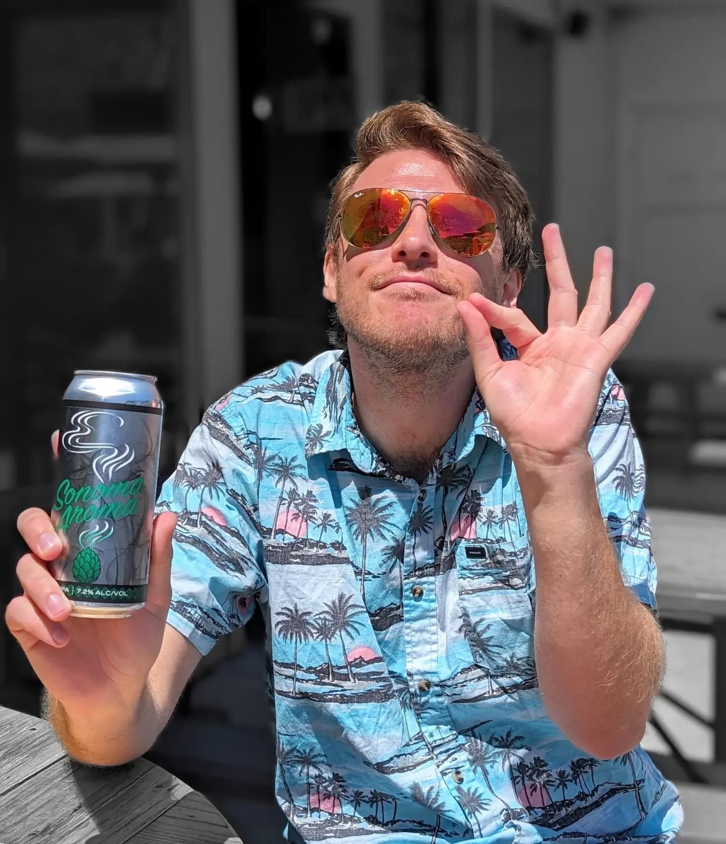 is that hunter s. thompson? no, it's taylor and he is excited for the release of sonoma aroma. 

citra, strata, altus, eureka, &amp; enigma bring a powerful punch of uber dank, soft and citrusy, big fruit notes, and grassy qualities that remind us al
