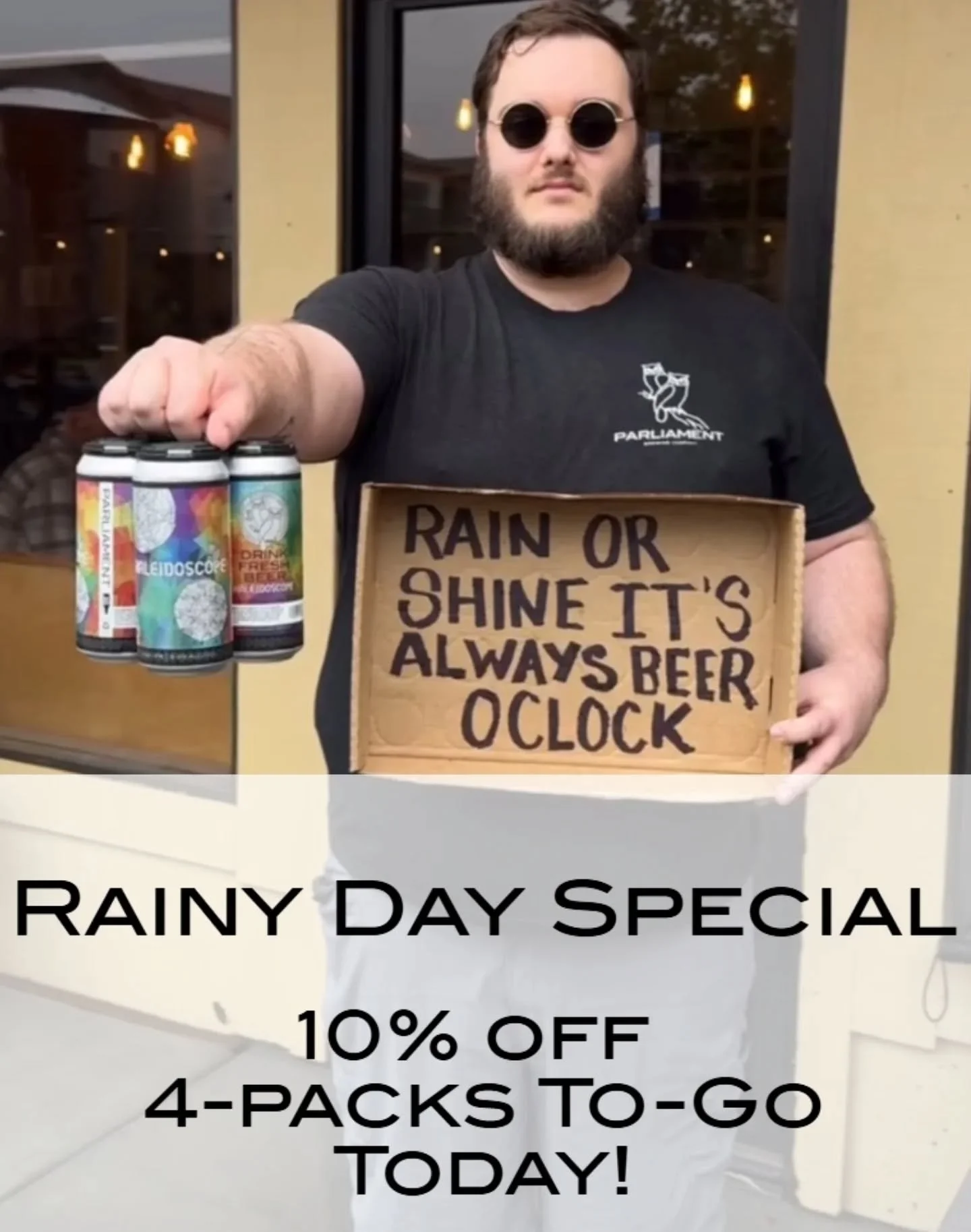 @eat_shokakko is coming tonight rain or shine and a 10% off rainy day 4-pack special!

we love the food from @eat_shokakko and their fries sound like the perfect comfort food for this rainy weather. grab some beer for here and leave with a 4-pack(or 