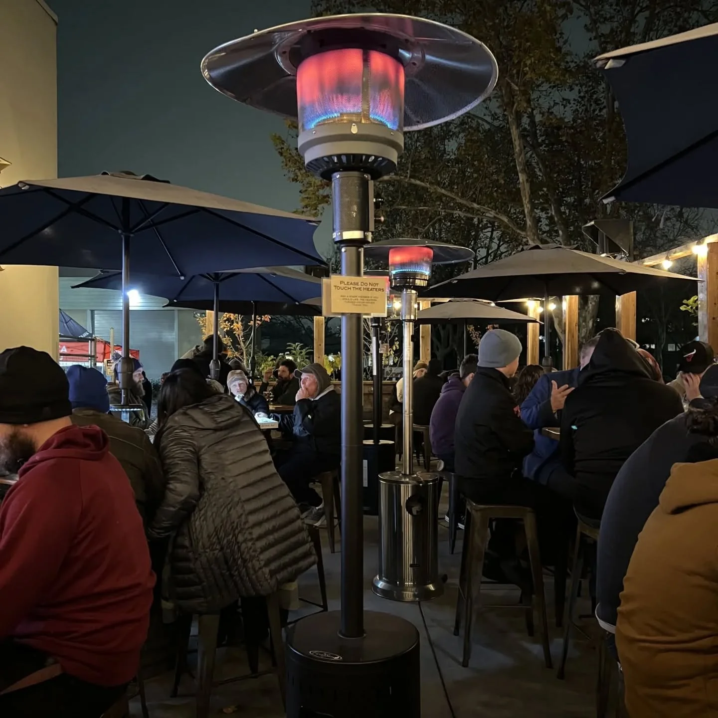 we bought more heaters for a more comfortable patio!

come and party with us in your best (or worst) holiday sweaters! grab your gaudiest, glitziest, or most ridiculous garments and celebrate the season with great food, fresh beer and plenty of good 