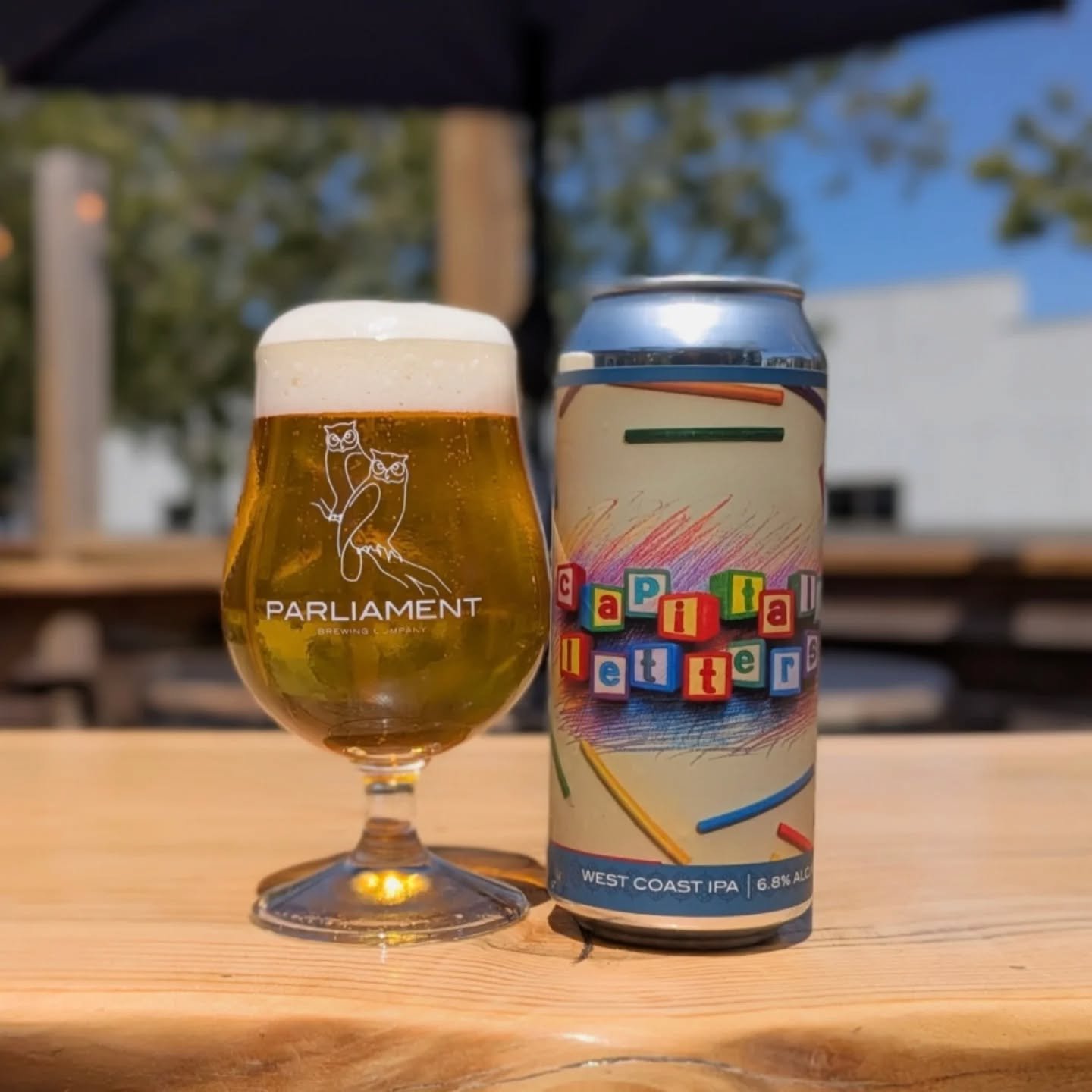 capital letters has returned!

this 6.8%west coast ipa is loaded to the brim with nelson, citra &amp; riwaka hops. it gives punchy notes of citrus rind, stone fruit &amp; tangy white wine grapes with some southern hemisphere grassy hop character an