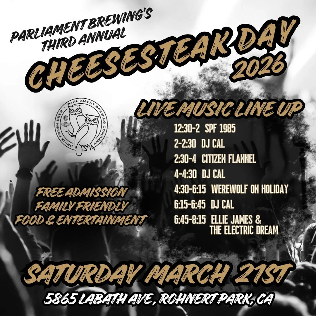 cheesesteak day 2026 music line up 🚨🔊

march is finally here and we&rsquo;ve got a loaded set list for our third annual cheesesteak day! the event starts at 12 noon and the live music kicks off at 12:30 with @spf_1985 followed by quick set from @dj