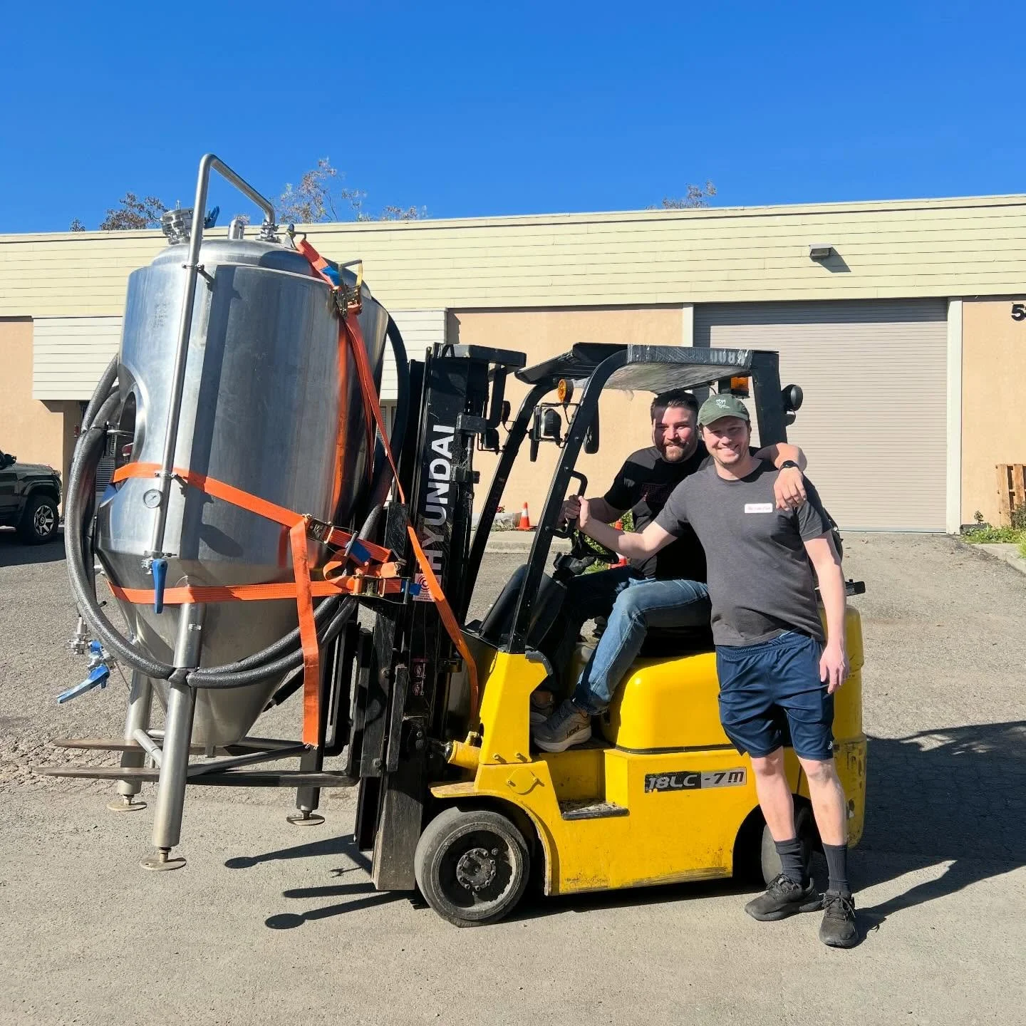 weekend&rsquo;s over &amp; it&rsquo;s back to business as usual.

now that our new production space floors from @cascade_floors_inc have had time to cure, we&rsquo;ve begun moving some equipment over from our offsite warehouse space. the stainless st