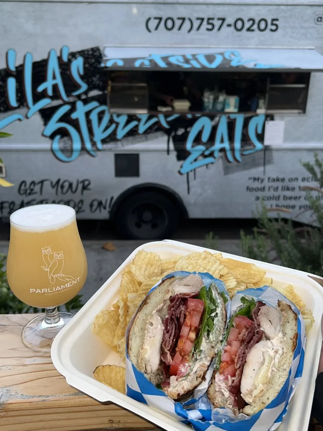 sundays with @lilasstreetsideeats 

grab a few pours, kick back &amp; relax and wrap up your weekend with us here at the taproom. we've got @lilasstreetsideeats back with her notoriously loaded sonoma county comfort street food. from shareable appeti