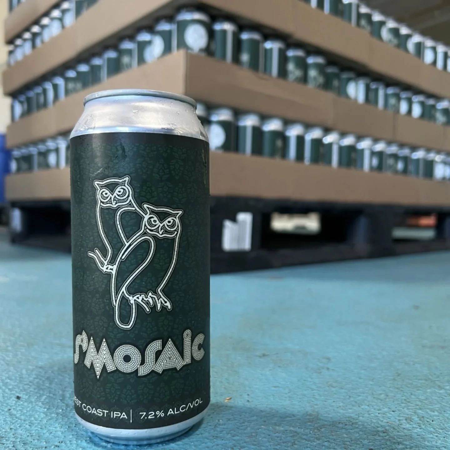 a fresh batch of s'mo has landed

with help from @thecanvan our back of house crew finished packaging some of our flagship west coast ipa thursday. clocking in at 7.2%, s'mosaic is brimming with notes of pithy grapefruit pith &amp; piney resin with a