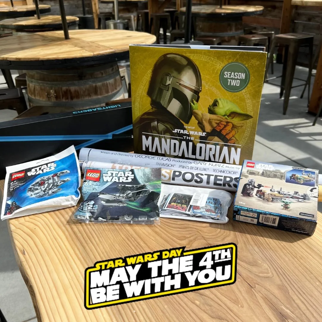 may the 4th be with you ✨

we&rsquo;ve got a special star wars themed trivia saga tonight! all are welcome, from young padawans to seasoned jedi masters, to come test their knowledge of a galaxy far, far away. we&rsquo;ve got some awesome prizes for 