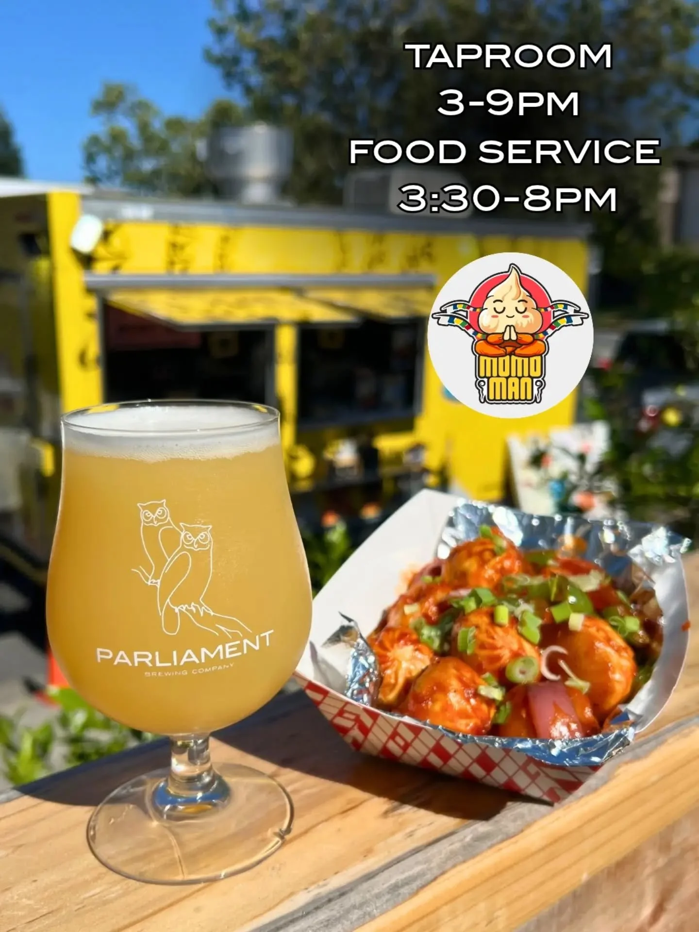 BEER!

YOU WANT IT WE GOT IT

IT'S INTERNATIONAL CAPS LOCK DAY! I'M NOT SHOUTING YOU ARE! COME GET MOMOS FROM @MOMOMAN.US AND CHUG SOME FRESH BEER

LET'S GOOOO

RAINY DAY 4-PACK SPECIAL!!!!
10% OFF ALL 4-PACKS TODAY!

SEE YA SOON