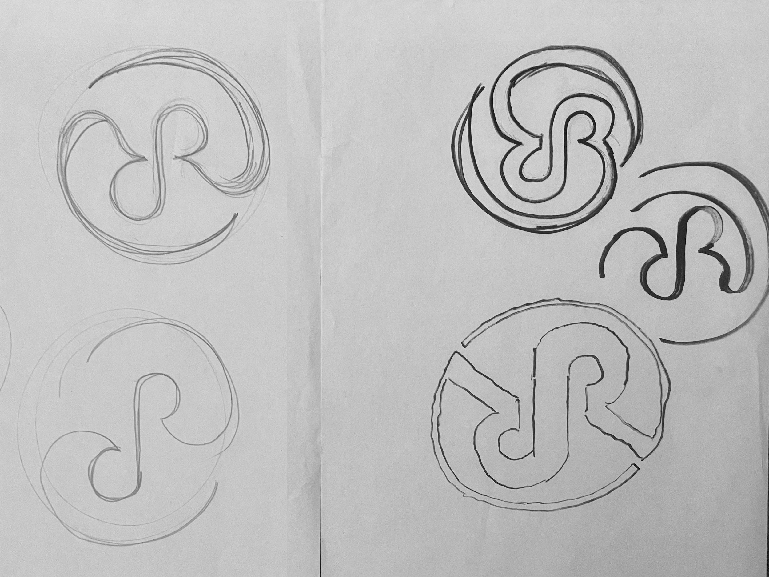 Mat's band mate's logo ideations (2005)