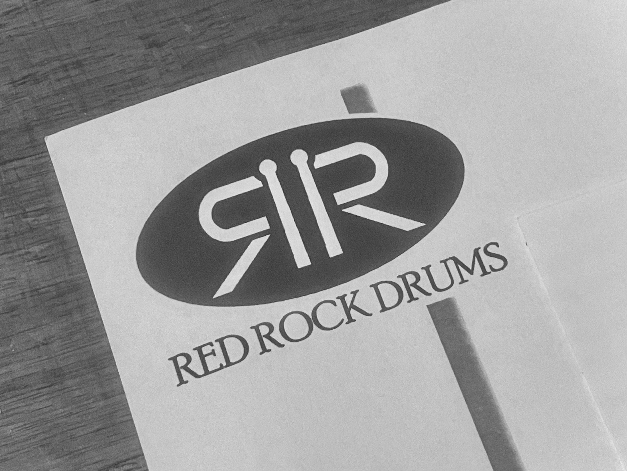 Red Rock Drum's very first logo (circa 2001)