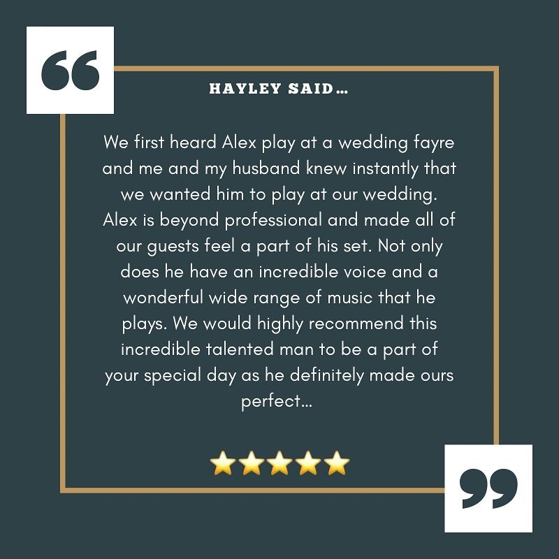 Another banger of a review from an amazing couple 😍✅

If I could also review couples, these two and their crowd would definitely get 5 ⭐️ from me 🫶🏻

Massive thank you to Luke &amp; Hayley for having me along and for this write-up 🤍
&bull;
&bull;