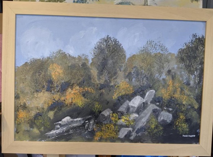 "Bush to Bush" - Australian Landscape by Frans Hugens