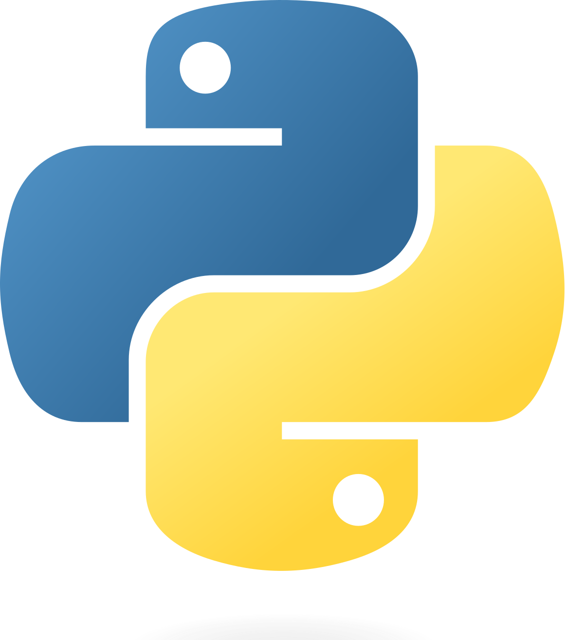 Python-ohjelmointikielen logo
