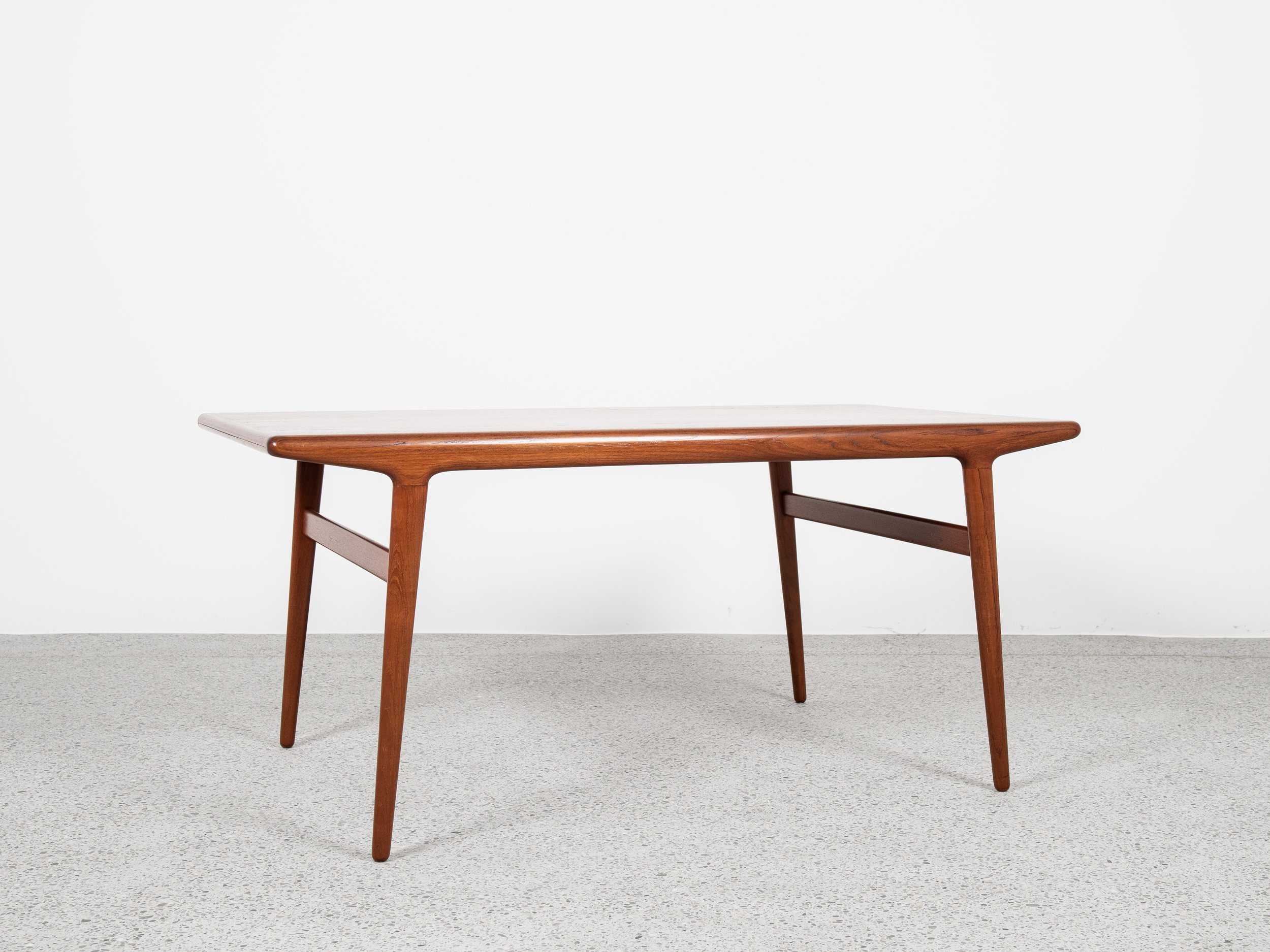 Midcentury extendable Danish dining table in teak by Niels Otto M ller for J L M llers 1960s